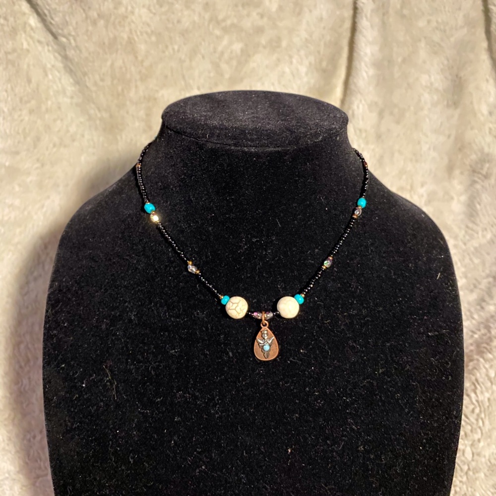 Handmade beaded necklace